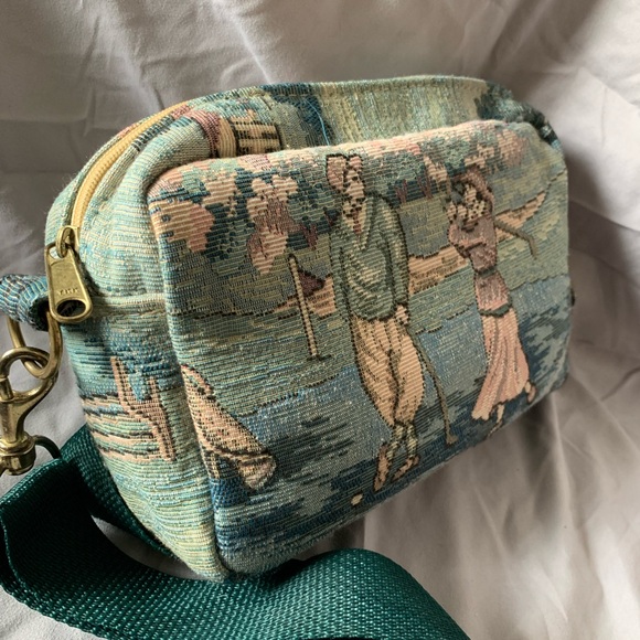 Tapestry by Holdings Fine Accessories Golf Sport Embroidered Zipper Cros - Picture 5 of 11